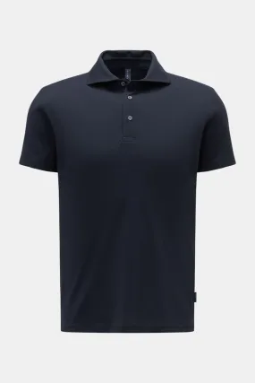 04651/ A TRIP IN A BAG polo shirt 'Crepe Polo' navy