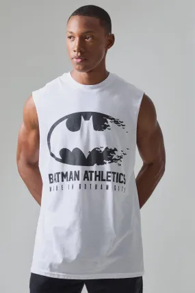 Active Batman Athletics License Reg Fit Tank | boohooMAN UK