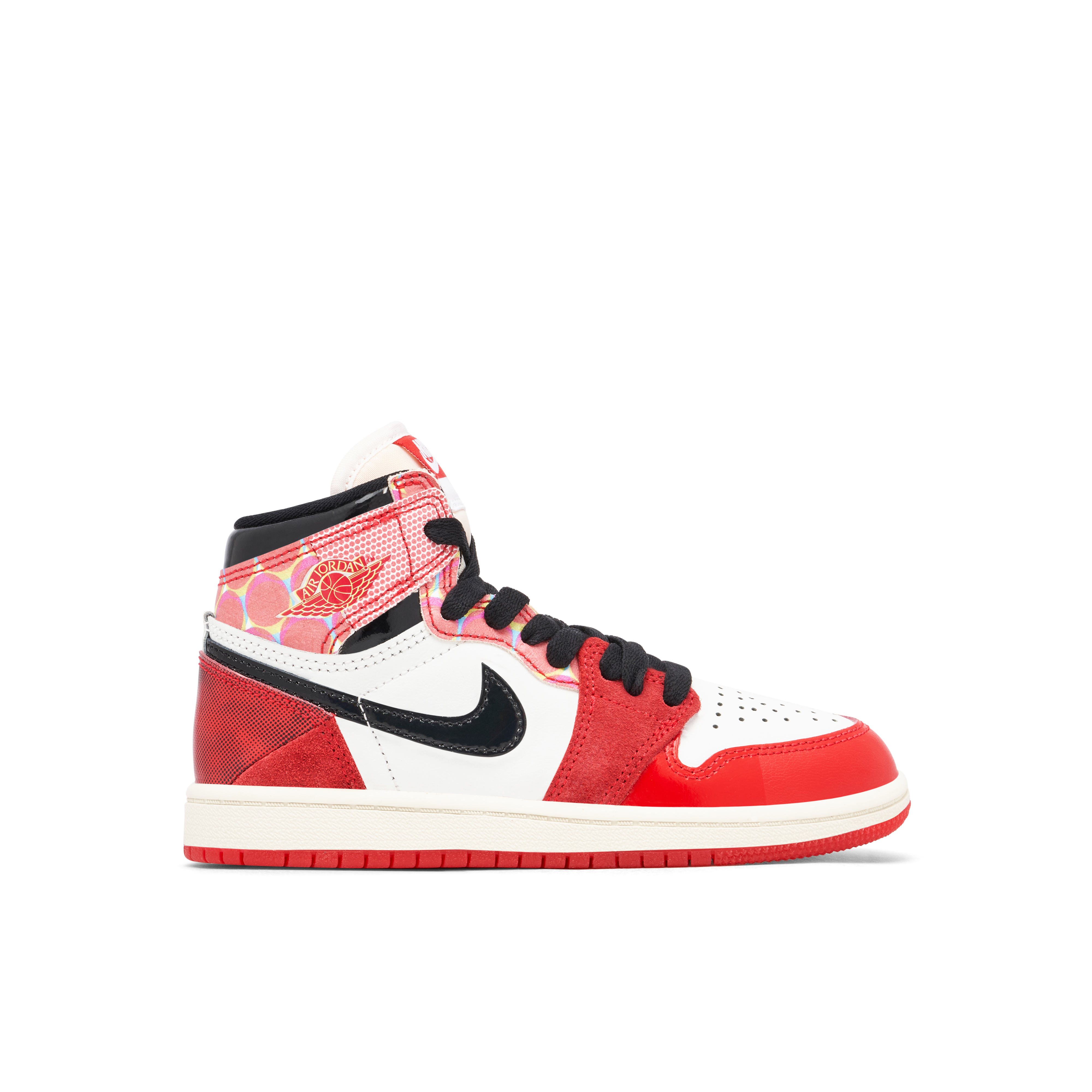 Air Jordan 1 High x Spider-Man Across the Spider-verse Red Black PS | DV1749-601 | Laced