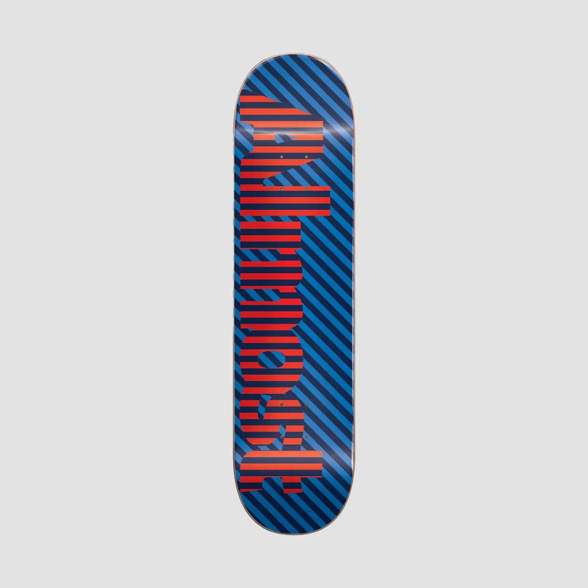 Almost Stripes Hybrid Mid Skateboard Deck Blue - 7.375