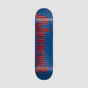 Almost Stripes Hybrid Mid Skateboard Deck Blue - 7.375