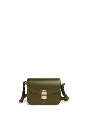 A.P.C.  Grace small leather bag - Green