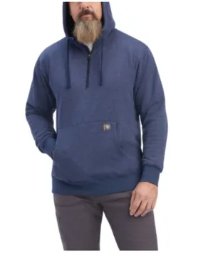 Ariat Men's Rebar Workman 1/4 Zip Up Hooded Work Pullover