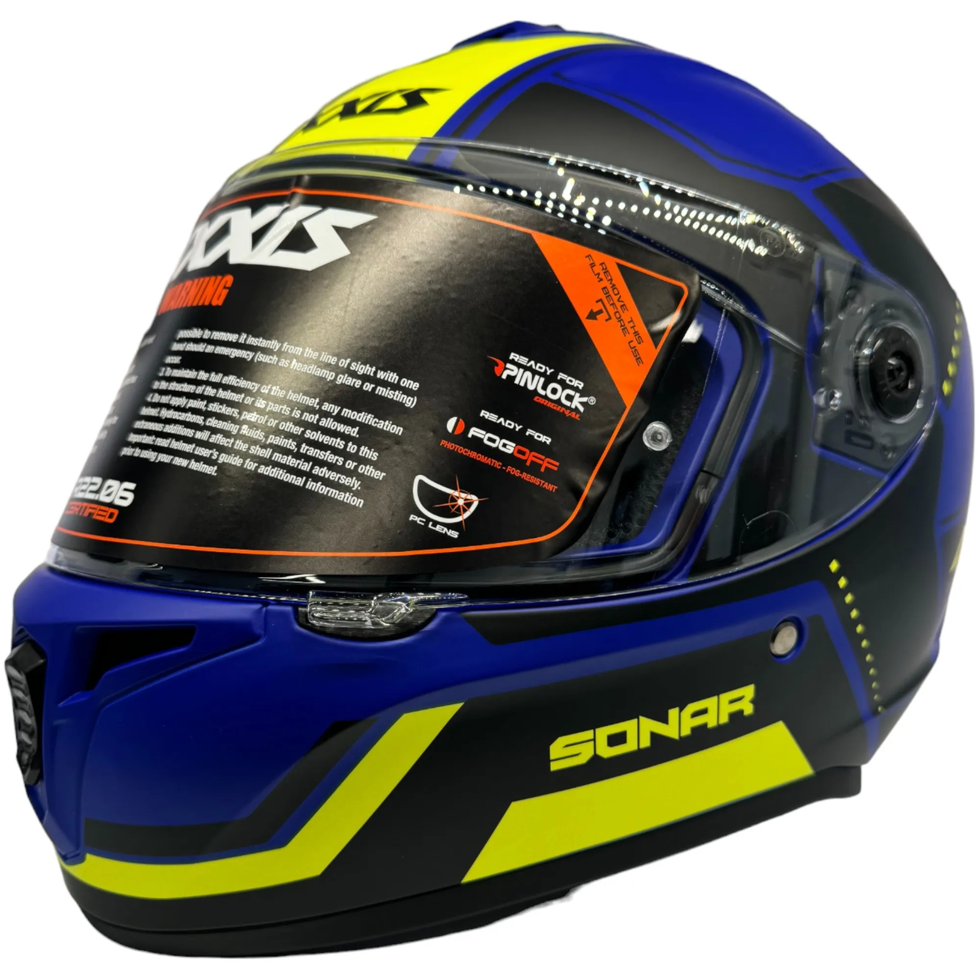 Axxis Draken Sonar Helmet - Blue