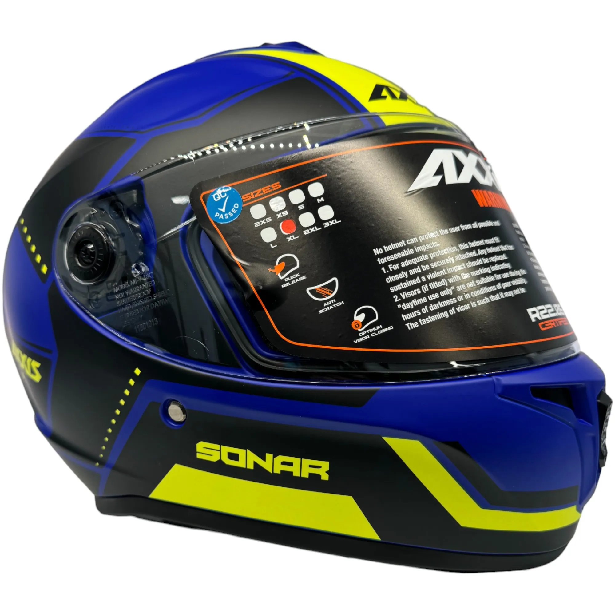 Axxis Draken Sonar Helmet - Blue