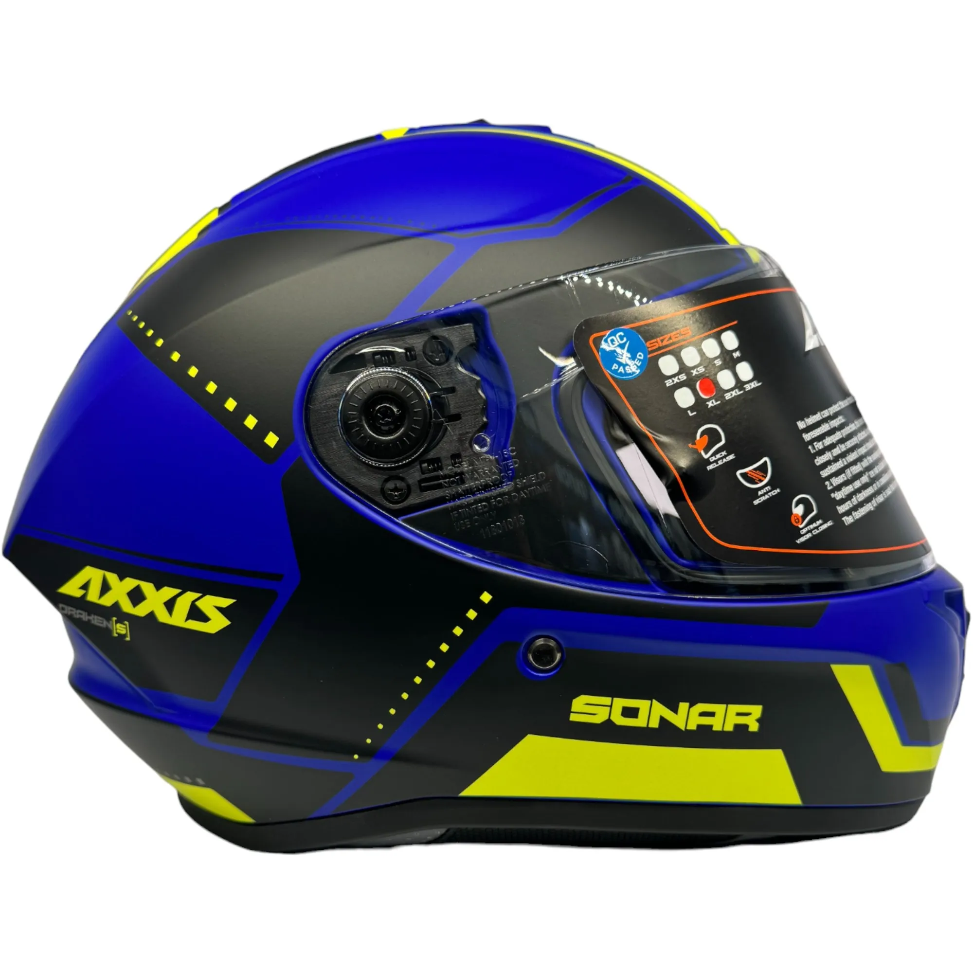 Axxis Draken Sonar Helmet - Blue