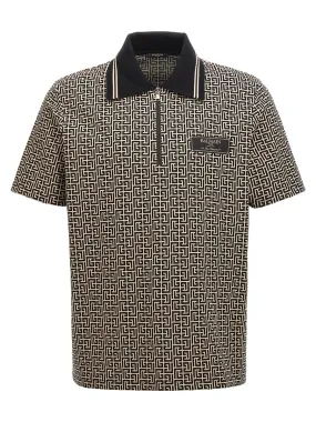 Balmain    Balmain 'Monogram' Polo Shirt