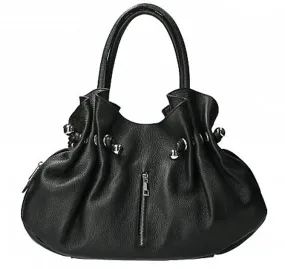 Black leather bag millie