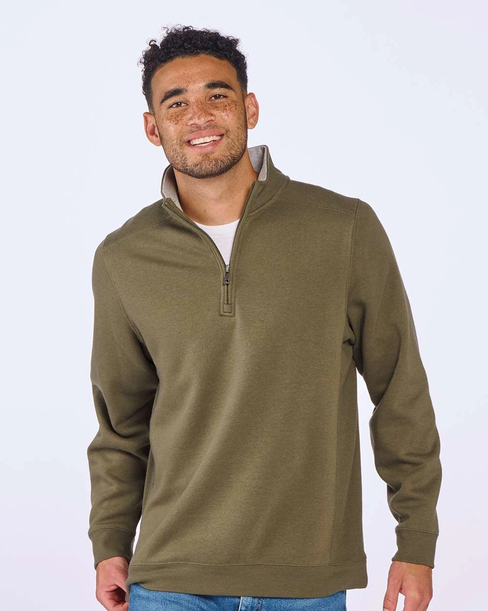 Boxercraft BM5202 Fleece Quarter-Zip Pullover SKU: BM5202