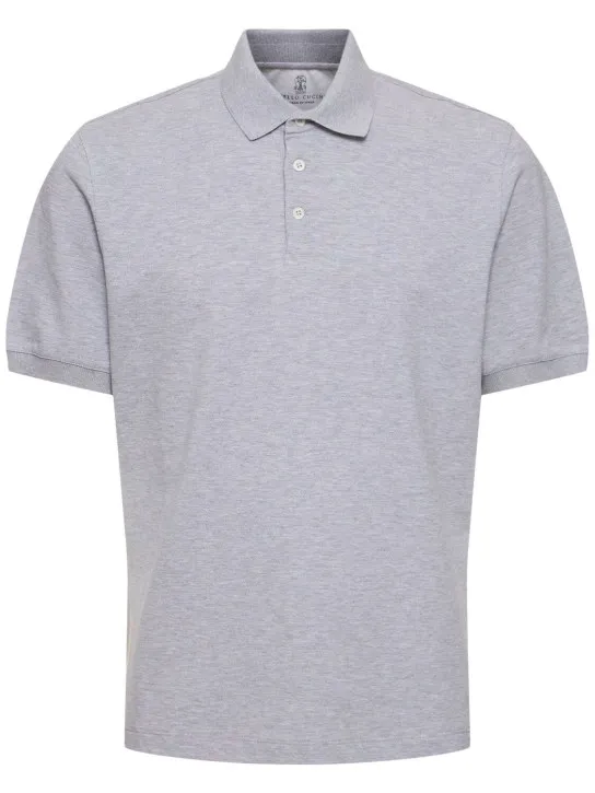 Brunello Cucinelli   Cotton piquet polo 