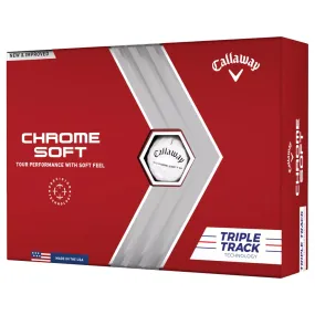 Callaway Chrome Soft Triple Track Golf Balls 2022