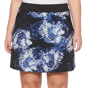 Callaway Plus Stretch Brush Stroke Print Golf Skort Women