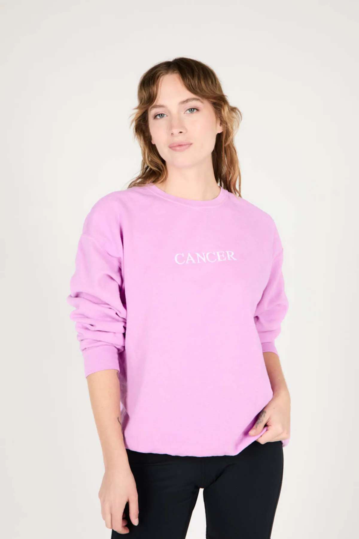 CANCER ZODIAC PULLOVER - Orchid/Mykonos Blue/Marigold