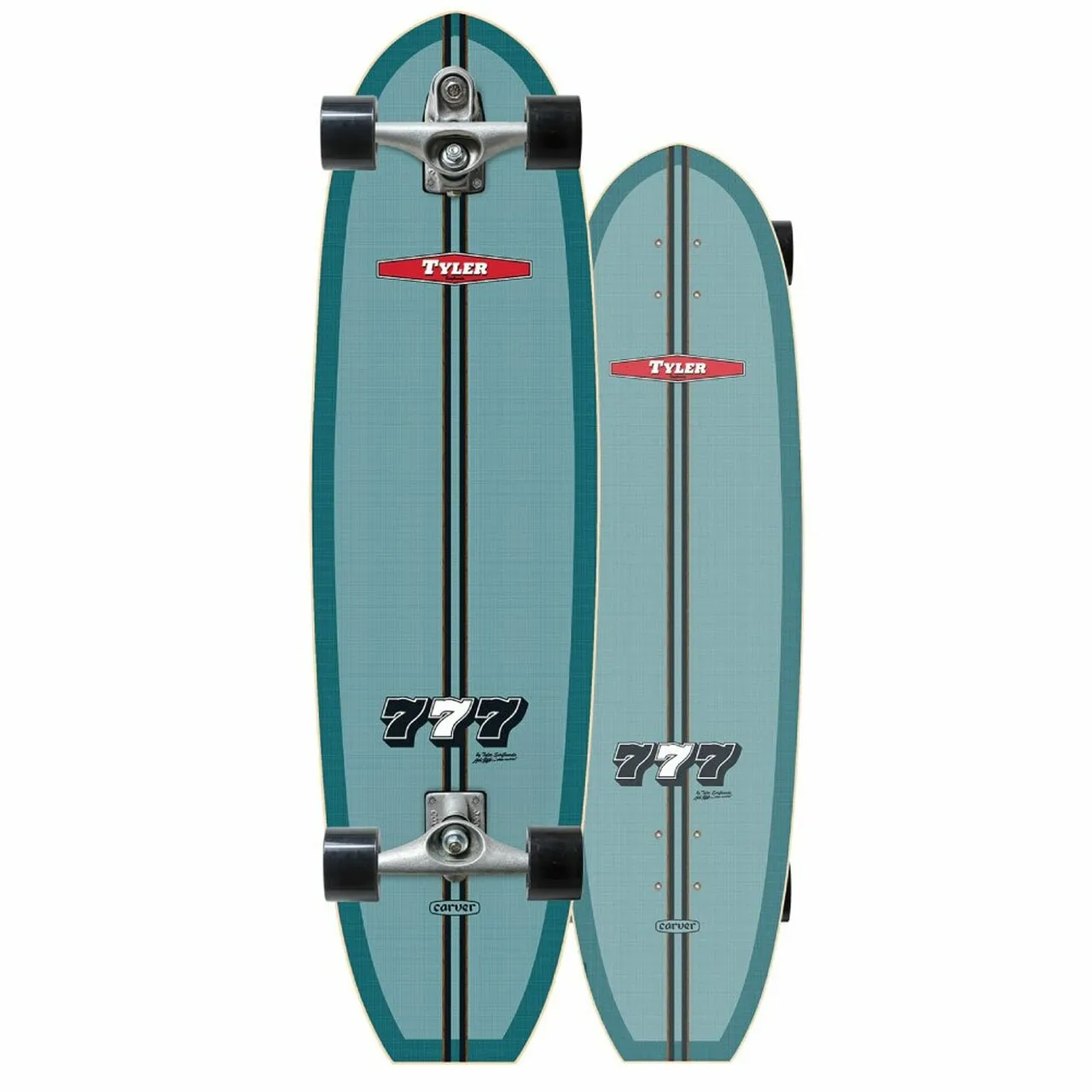 Carver Tyler 777 36.50 C7 Raw Complete Skateboard