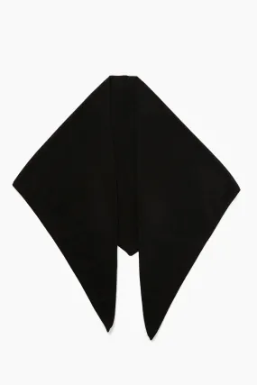 Chan Luu Cashmere/Wool Triangle Scarf in Black 