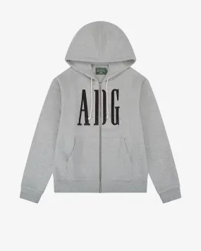 Denim Tears - Men's ADG Inc. Zip Hoodie - (Grey)