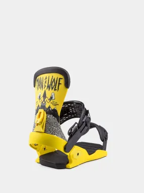 Drake Fifty Man&Wolf Snowboard bindings (yellow)