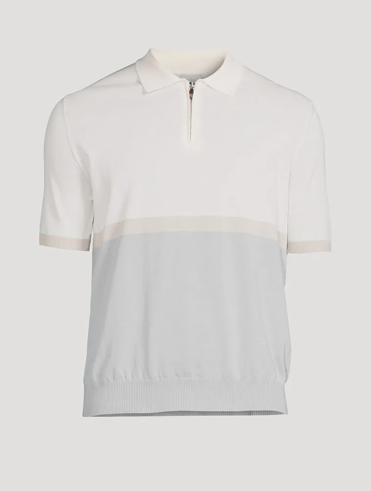 ELEVENTY Cotton Short-Sleeve Polo