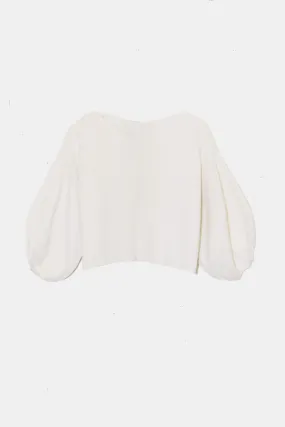 Feather Weight Cashmere Pullover - Cream