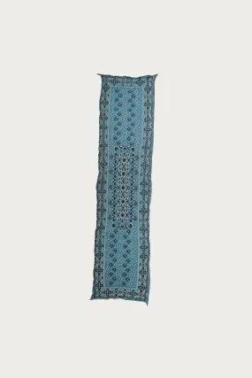 Fulling Wool Scarf Colorful BIG-MAMA BANDANA - Turquoise