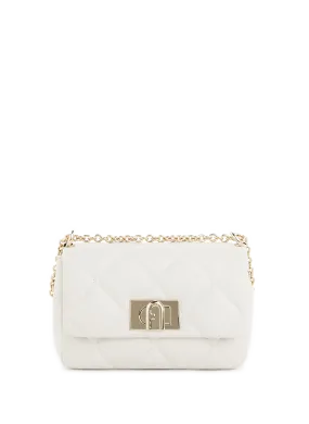 FURLA  Quilted leather bag - White