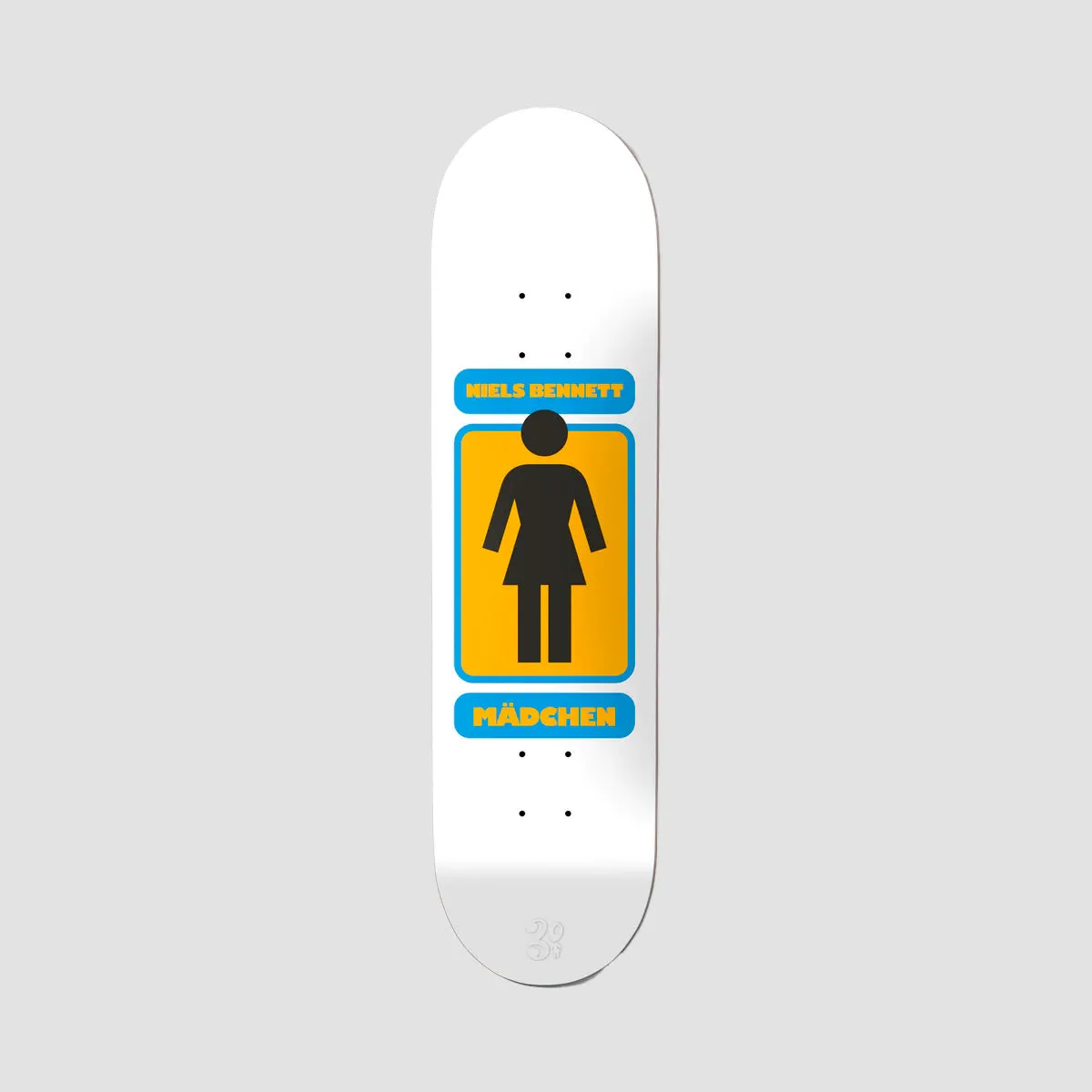 Girl 93 Til W46D2 Niels Bennett Skateboard Deck - 8.25