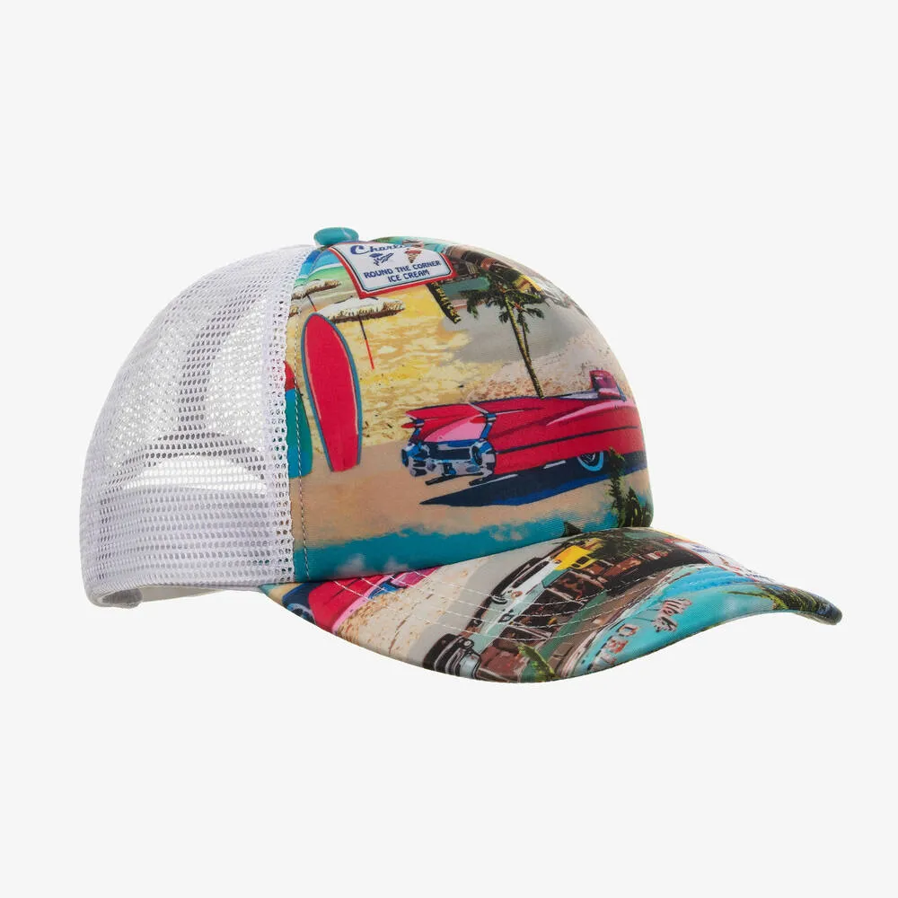 Girls Cadillac Print Cap