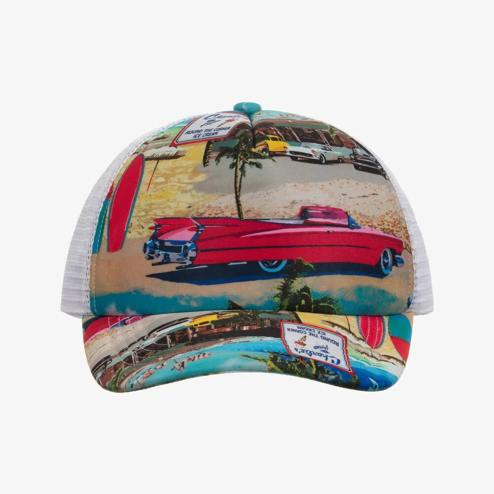 Girls Cadillac Print Cap