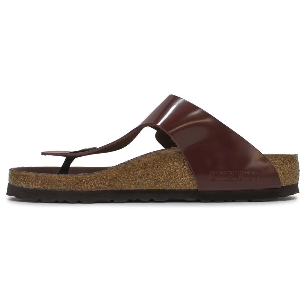 Gizeh Big Buckle Leather Unisex Toe Post Sandals