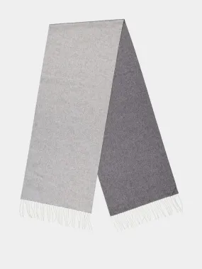 Grey Silk Cashmere Blaine Scarf