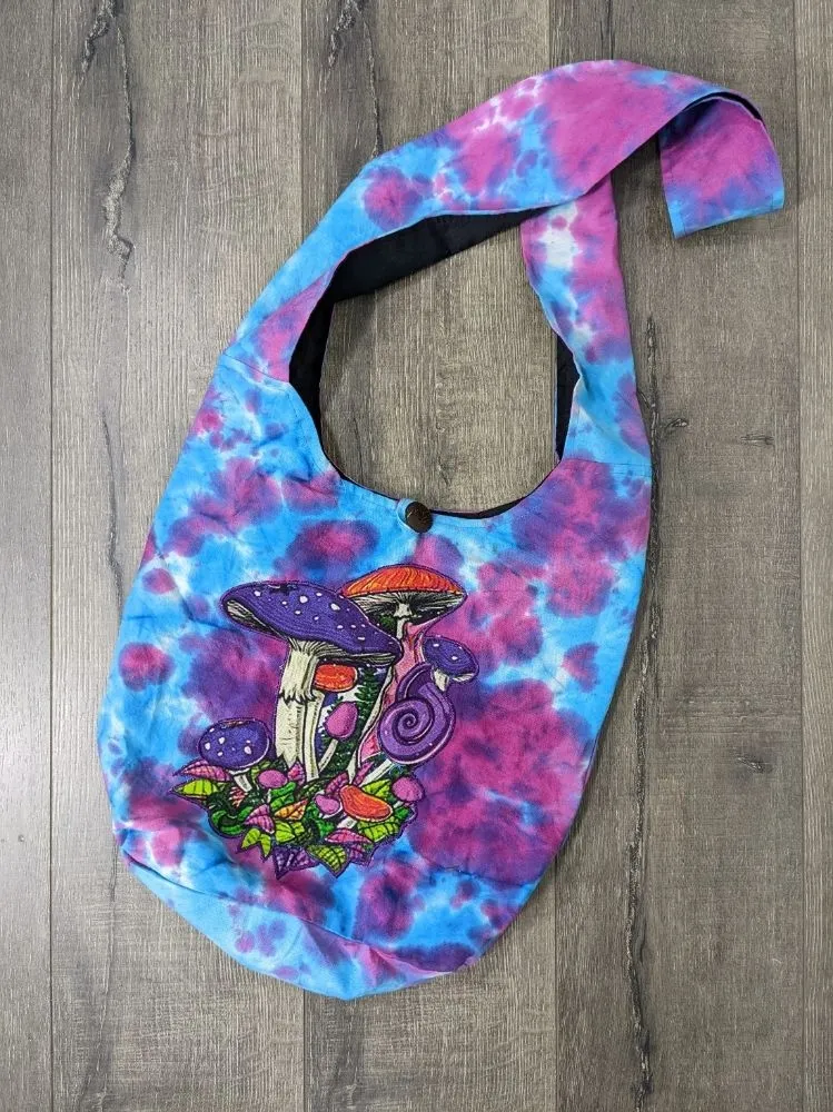 Gringo Tie Dye Mushroom Shoulder Bag