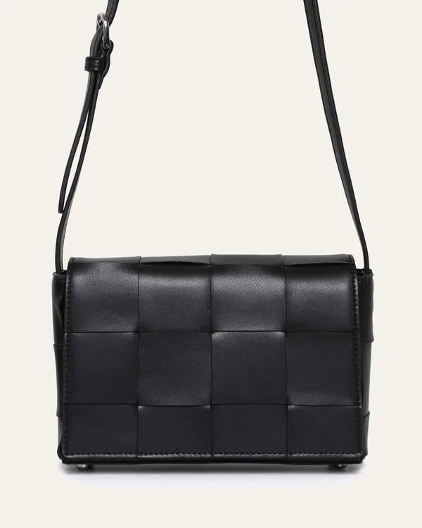 Honey cross body bag black leather