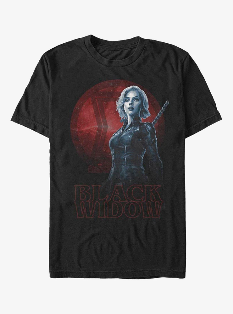 Hot Topic Marvel Avengers Book Widow T-Shirt