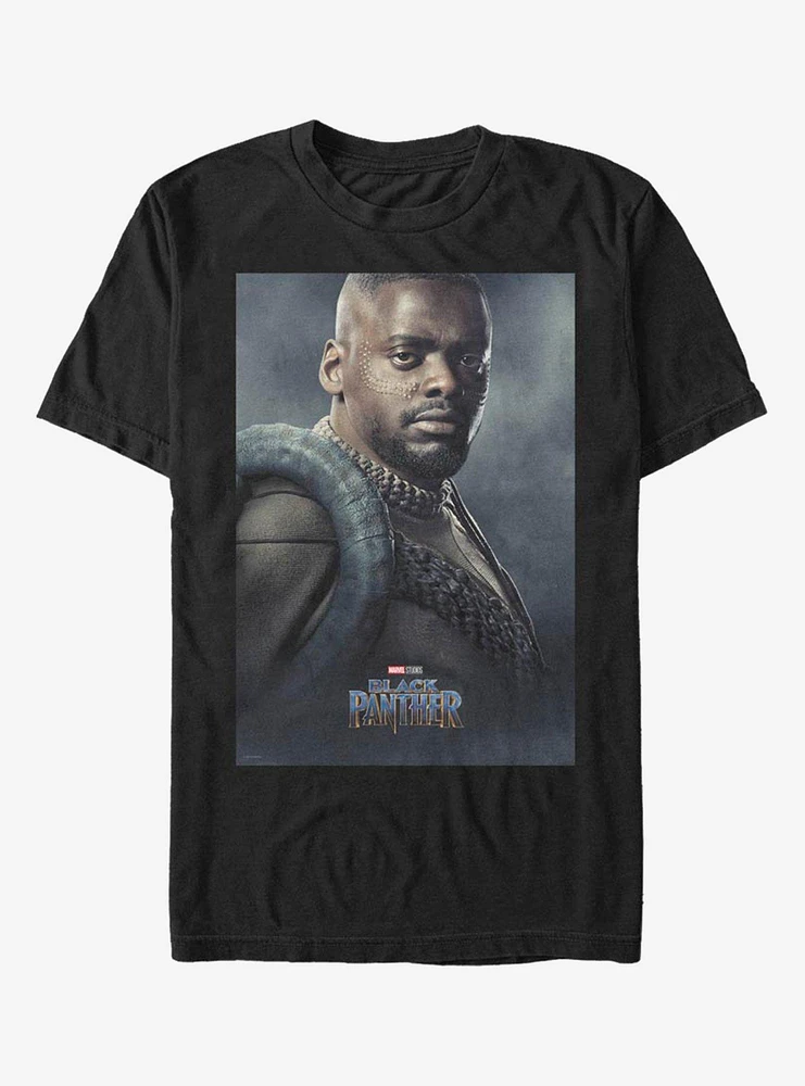 Hot Topic Marvel Black Panther Wkabi Poster T-Shirt