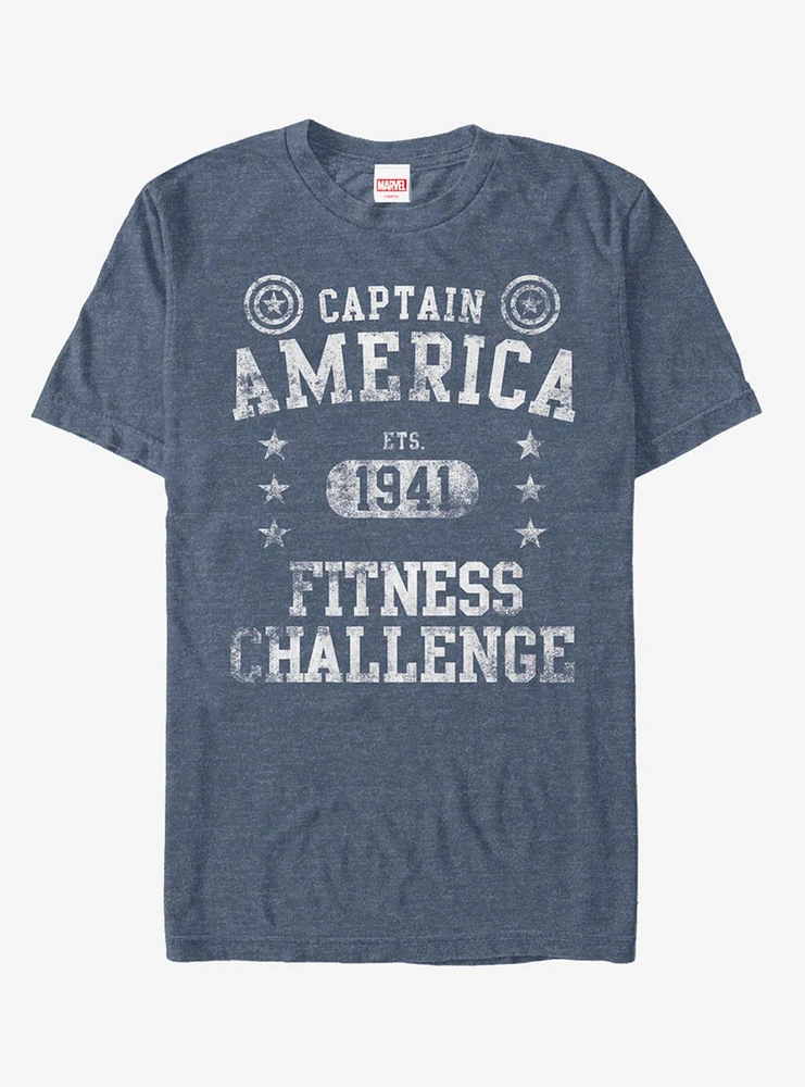 Hot Topic Marvel Captain America Vintage Challenge T-Shirt