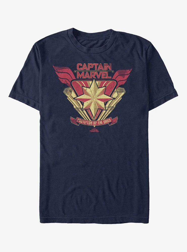 Hot Topic Marvel Captain Crest Logo T-Shirt