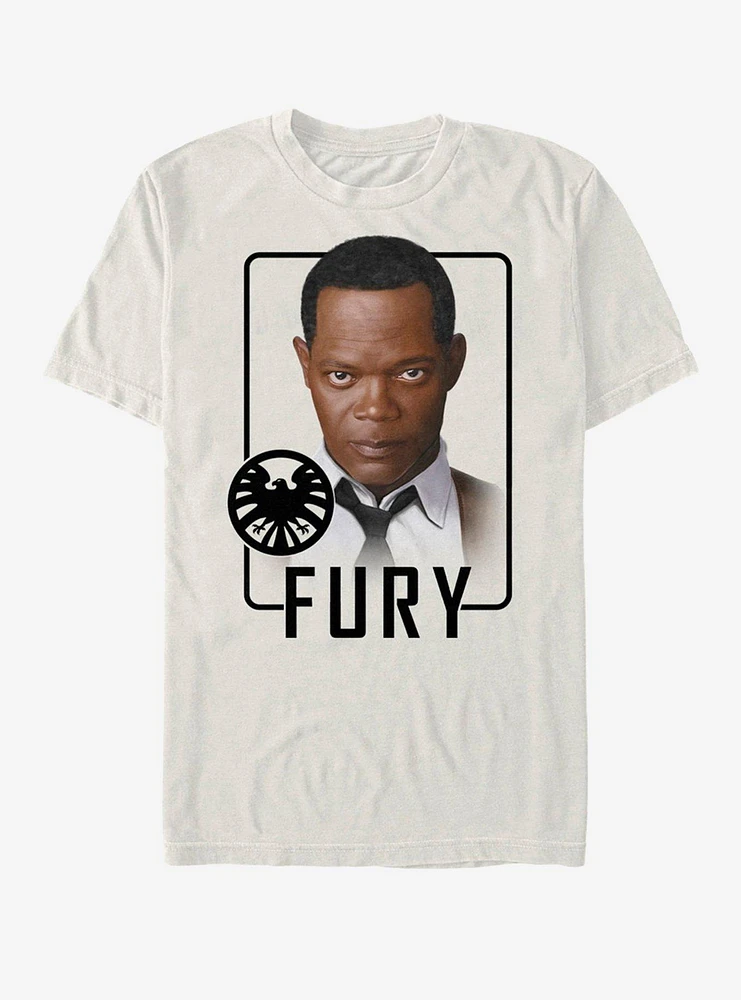 Hot Topic Marvel Captain Fury ID T-Shirt