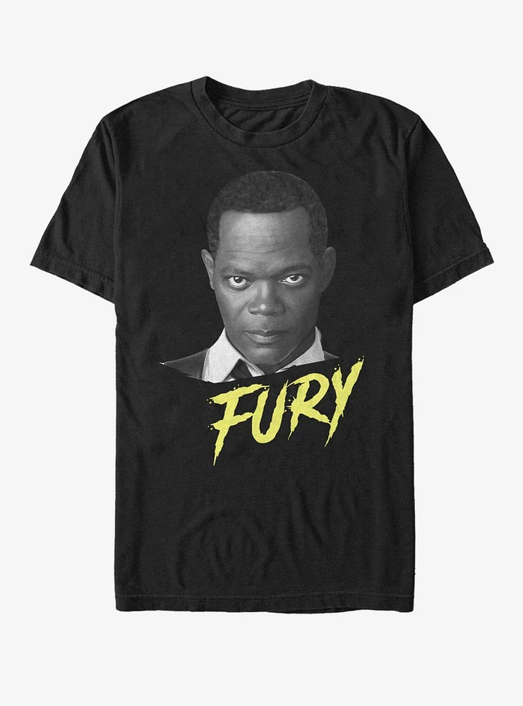 Hot Topic Marvel Captain Grey Fury T-Shirt