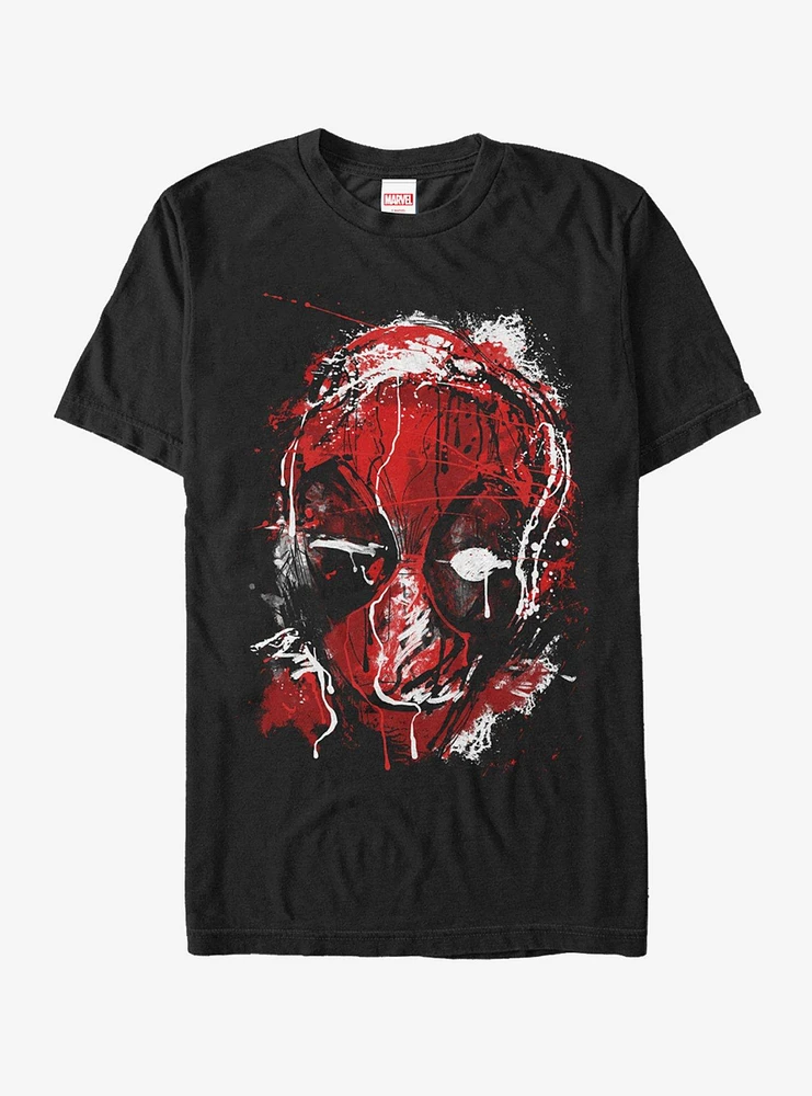 Hot Topic Marvel Deadpool Drip Art T-Shirt