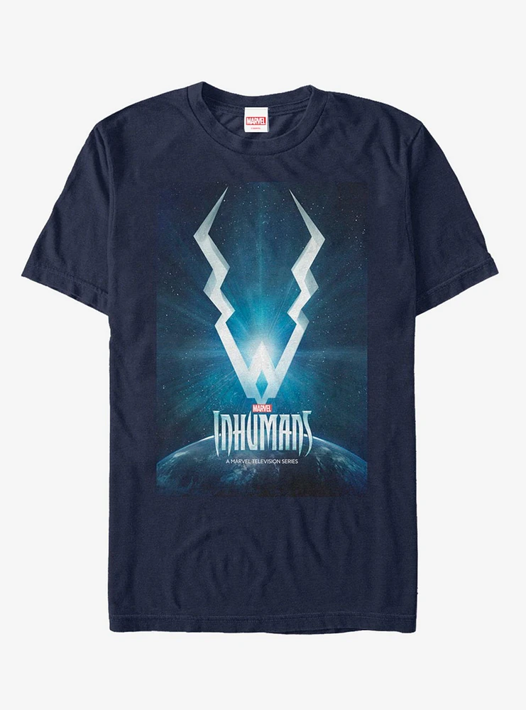 Hot Topic Marvel Inhumans InhumansTV Poster T-Shirt