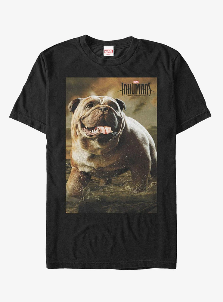 Hot Topic Marvel Inhumans Lockjaw Poster T-Shirt