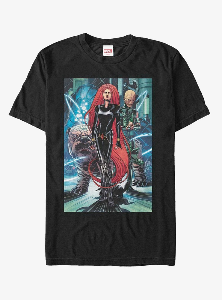 Hot Topic Marvel Inhumans Space Hair T-Shirt