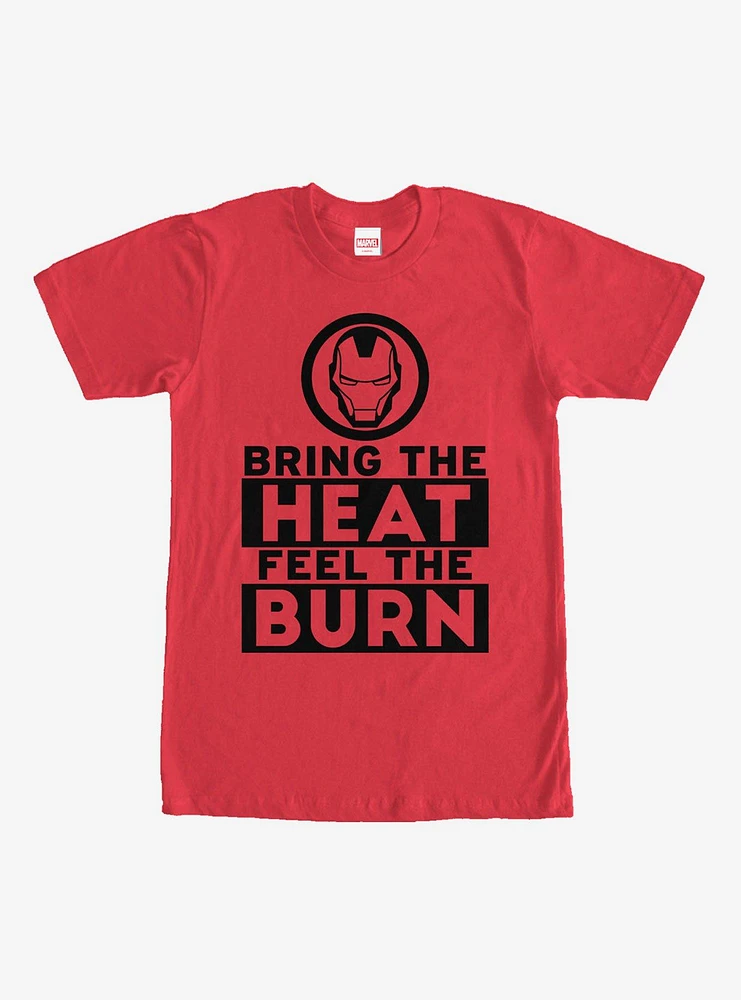 Hot Topic Marvel Iron Man Feel the Burn T-Shirt