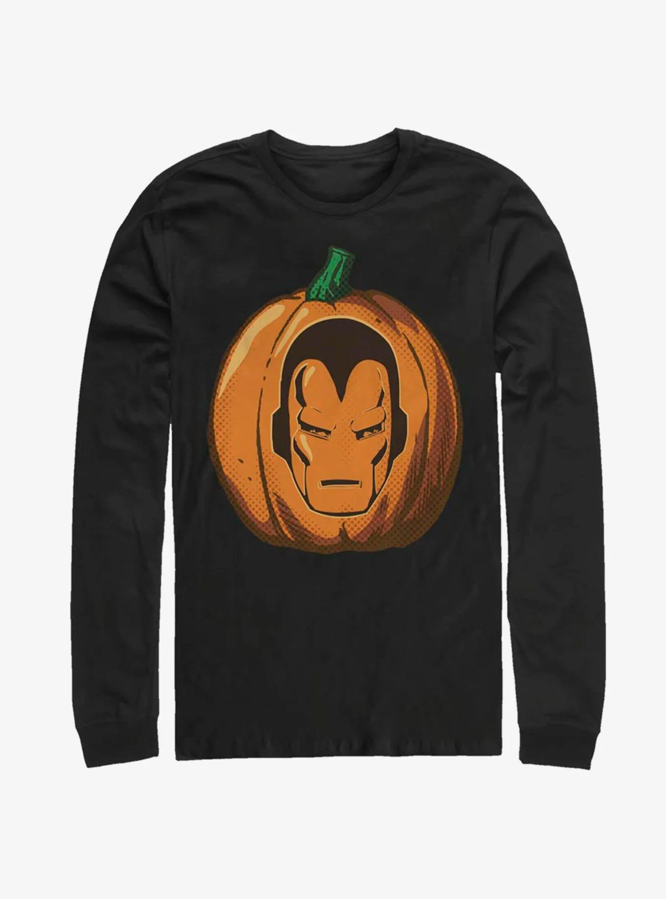 Hot Topic Marvel Iron Man Pumpkin Long-Sleeve T-Shirt