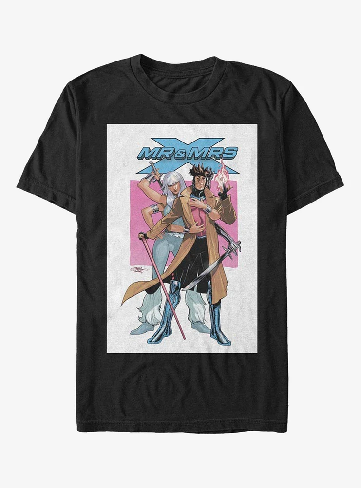 Hot Topic Marvel Mr and Mrs T-Shirt