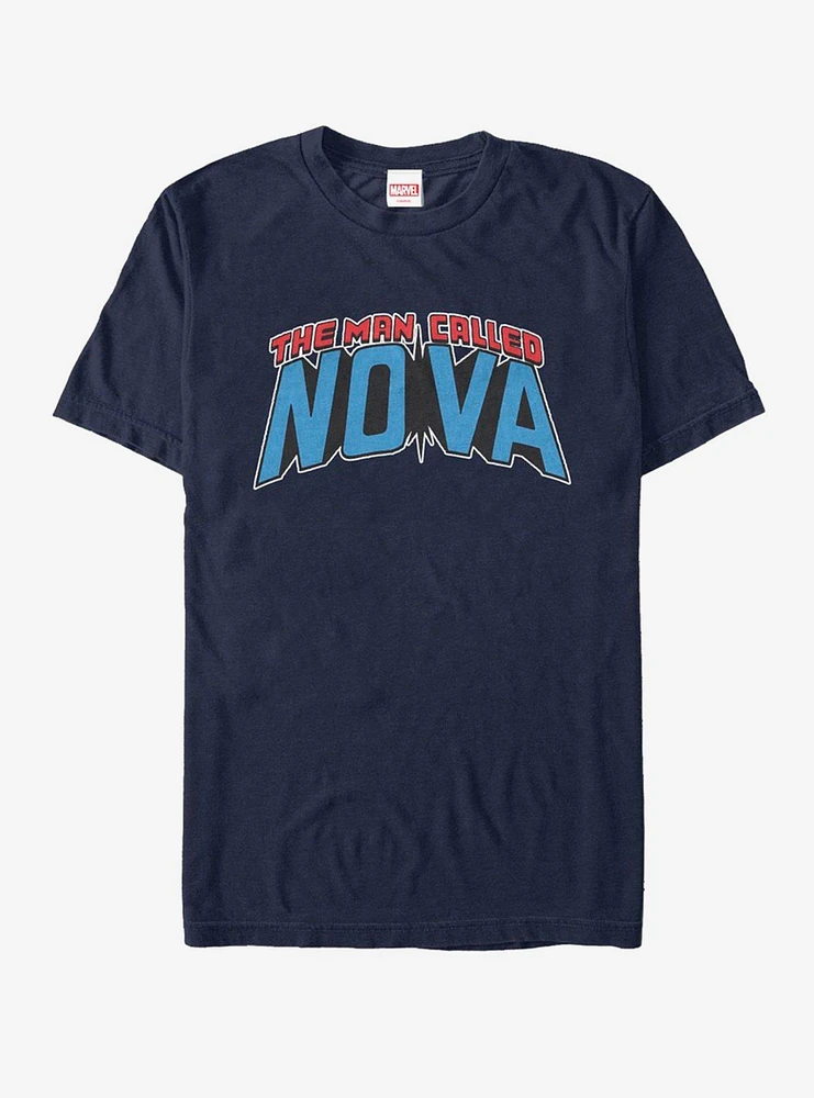 Hot Topic Marvel Nova Logo T-Shirt