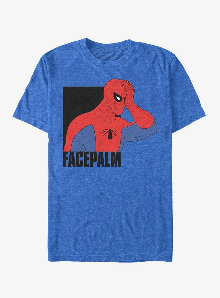 Hot Topic Marvel Spider-Man Facepalm T-Shirt