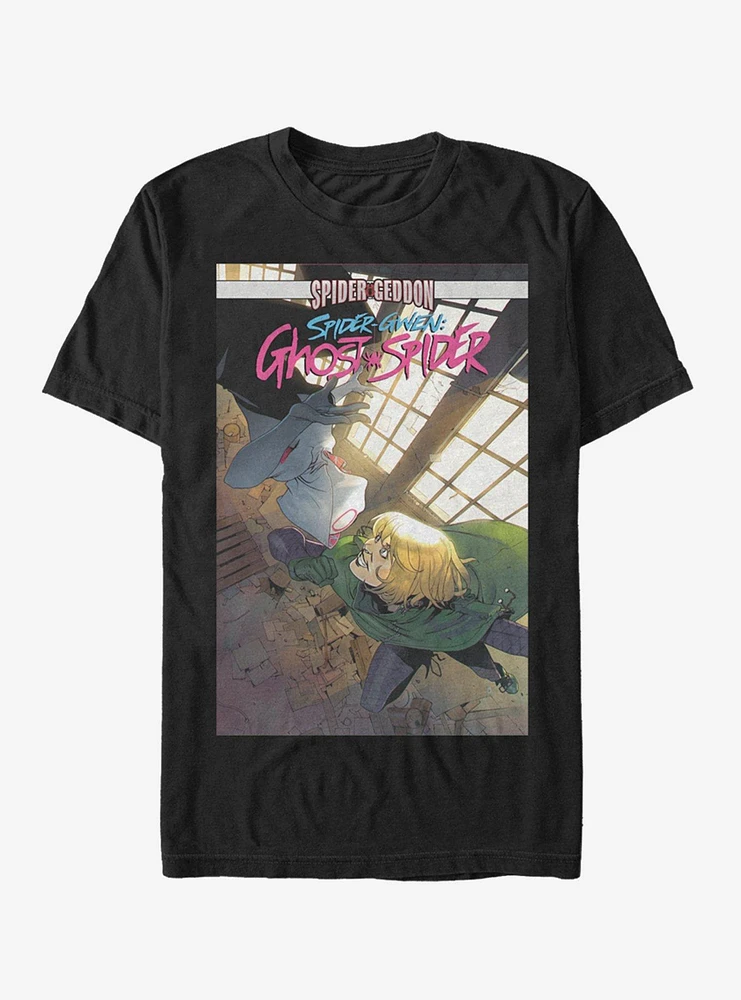 Hot Topic Marvel Spider-Man: Into The Spider-Verse Spider-Gwen Ghost-Spider DEC18 T-Shirt