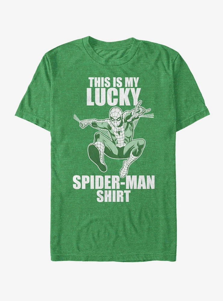 Hot Topic Marvel Spider-Man Lucky Spider T-Shirt