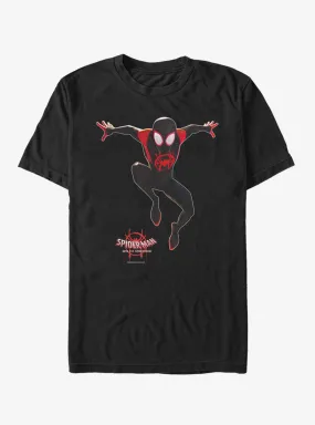 Hot Topic Marvel Spider-Man Miles Universe T-Shirt